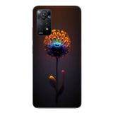 Le Balvo Redmi Note 11E Uyumlu Büyülü Çiçek Baskılı Silikon Kılıf