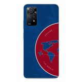 Le Balvo Redmi Note 11E Uyumlu Dünya Gezgini Baskılı Silikon Kılıf