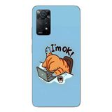 Le Balvo Redmi Note 11E Uyumlu l'M Ok Baskılı Silikon Kılıf