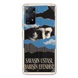 Le Balvo Redmi Note 11E Uyumlu Savaşın Ustası Atatürk Baskılı Silikon Kılıf