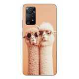 Le Balvo Redmi Note 11E Uyumlu Sevgili Lamalar Baskılı Silikon Kılıf