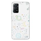 Le Balvo Redmi Note 11E Uyumlu Uzay Yolculuğu Baskılı Silikon Kılıf
