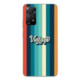 Le Balvo Redmi Note 11E Uyumlu Vintage Baskılı Silikon Kılıf