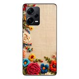 Le Balvo Redmi Note 12 Pro Plus Uyumlu İşlemeli İğne Oyası Baskılı Silikon Kılıf