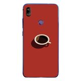 Le Balvo Redmi Note 7 Uyumlu Sade Kahve Kupası Baskılı Silikon Kılıf