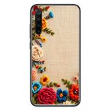 Le Balvo Redmi Note 8 Uyumlu İşlemeli İğne Oyası Baskılı Silikon Kılıf