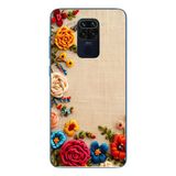 Le Balvo Redmi Note 9 Uyumlu İşlemeli İğne Oyası Baskılı Silikon Kılıf