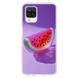 Le Balvo Samsung Galaxy A12 Uyumlu Karpuz Jelibon Baskılı Silikon Kılıf