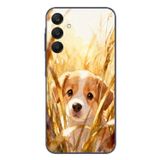 Le Balvo Samsung Galaxy A25 Uyumlu Golden Köpek Baskılı Silikon Kılıf