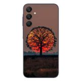 Le Balvo Samsung Galaxy A25 Uyumlu Güneşe Denk Gelen Ağaç Baskılı Silikon Kılıf