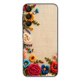 Le Balvo Samsung Galaxy A25 Uyumlu İşlemeli İğne Oyası Baskılı Silikon Kılıf