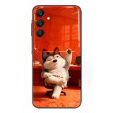 Le Balvo Samsung Galaxy A25 Uyumlu Keyifli Köpek Baskılı Silikon Kılıf