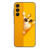 Le Balvo Samsung Galaxy A25 Uyumlu Sarı Köpek Baskılı Silikon Kılıf