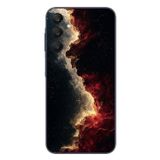 Le Balvo Samsung Galaxy A25 Uyumlu Uzay Boşluğu Baskılı Silikon Kılıf