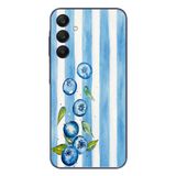 Le Balvo Samsung Galaxy A25 Uyumlu Yaban Mersinleri Baskılı Silikon Kılıf