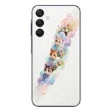 Le Balvo Samsung Galaxy A25 Uyumlu Yağlı Boya Kediler Baskılı Silikon Kılıf