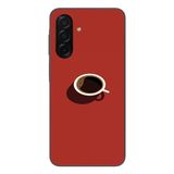 Le Balvo Samsung Galaxy A26 Uyumlu Sade Kahve Kupası Baskılı Silikon Kılıf