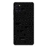 Le Balvo Samsung Galaxy A31 Uyumlu Klavye Tuşları Baskılı Silikon Kılıf