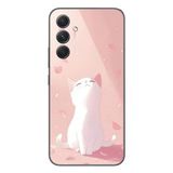 Le Balvo Samsung Galaxy A54 Uyumlu Minnoş Kedi Baskılı Silikon Kılıf