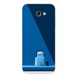 Le Balvo Samsung Galaxy A7 (2017) Uyumlu Kulaklı Kedi Baskılı Silikon Kılıf