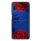 Le Balvo Samsung Galaxy A7 2018 Uyumlu Basketbol Sahası Baskılı Silikon Kılıf