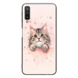 Le Balvo Samsung Galaxy A7 2018 Uyumlu Benim Kedim Baskılı Silikon Kılıf