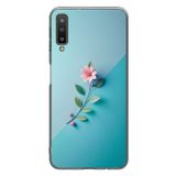 Le Balvo Samsung Galaxy A7 2018 Uyumlu Çiçeğin Pembesi Baskılı Silikon Kılıf