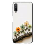 Le Balvo Samsung Galaxy A7 2018 Uyumlu Dalda Açan Çiçekler Baskılı Silikon Kılıf