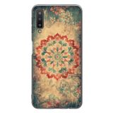 Le Balvo Samsung Galaxy A7 2018 Uyumlu Ebru Çizgisel Baskılı Silikon Kılıf