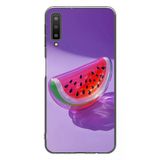 Le Balvo Samsung Galaxy A7 2018 Uyumlu Karpuz Jelibon Baskılı Silikon Kılıf