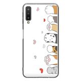 Le Balvo Samsung Galaxy A7 2018 Uyumlu Kedi Harekatı Patileri Baskılı Silikon Kılıf