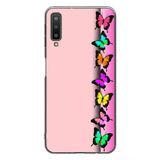 Le Balvo Samsung Galaxy A7 2018 Uyumlu Kelebeklerin Rüyası Baskılı Silikon Kılıf