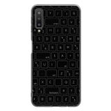 Le Balvo Samsung Galaxy A7 2018 Uyumlu Klavye Tuşları Baskılı Silikon Kılıf
