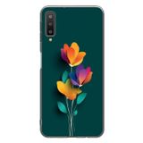 Le Balvo Samsung Galaxy A7 2018 Uyumlu Modernizimin Çicekleri Baskılı Silikon Kılıf