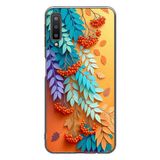 Le Balvo Samsung Galaxy A7 2018 Uyumlu Pastoral Çicekler Baskılı Silikon Kılıf