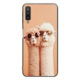 Le Balvo Samsung Galaxy A7 2018 Uyumlu Sevgili Lamalar Baskılı Silikon Kılıf