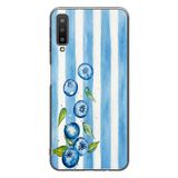 Le Balvo Samsung Galaxy A7 2018 Uyumlu Yaban Mersinleri Baskılı Silikon Kılıf