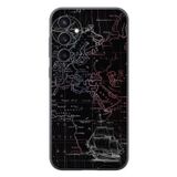 Le Balvo Samsung Galaxy S23 Uyumlu Denizci Dünya Haritası Baskılı Silikon Kılıf