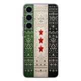 Le Balvo Samsung Galaxy S24 Plus Uyumlu Suriye Bayrağı Dokuma Baskılı Silikon Kılıf