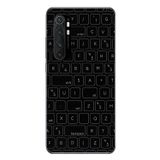 Le Balvo Xiaomi Mi 10 Lite Uyumlu Klavye Tuşları Baskılı Silikon Kılıf
