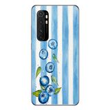 Le Balvo Xiaomi Mi 10 Lite Uyumlu Yaban Mersinleri Baskılı Silikon Kılıf