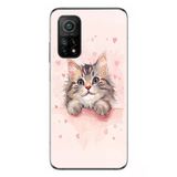 Le Balvo Xiaomi Mi 10 T Uyumlu Benim Kedim Baskılı Silikon Kılıf