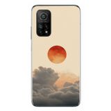 Le Balvo Xiaomi Mi 10 T Uyumlu Bulut ve Güneş Baskılı Silikon Kılıf