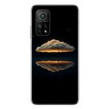 Le Balvo Xiaomi Mi 10 T Uyumlu Bulut Yansıması Baskılı Silikon Kılıf