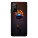 Le Balvo Xiaomi Mi 10 T Uyumlu Büyülü Çiçek Baskılı Silikon Kılıf