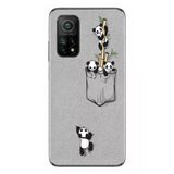 Le Balvo Xiaomi Mi 10 T Uyumlu Cepli Panda Baskılı Silikon Kılıf
