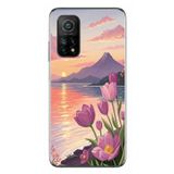 Le Balvo Xiaomi Mi 10 T Uyumlu Çiçek Yağlı Boya Baskılı Silikon Kılıf