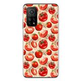 Le Balvo Xiaomi Mi 10 T Uyumlu Domatesler Baskılı Silikon Kılıf