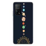 Le Balvo Xiaomi Mi 10 T Uyumlu Gezegenler Baskılı Silikon Kılıf