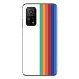 Le Balvo Xiaomi Mi 10 T Uyumlu Gökkuşağı Baskılı Silikon Kılıf